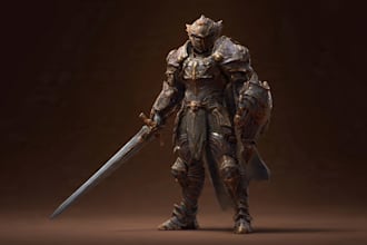 make a character for game