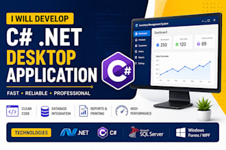 develop c sharp dot net desktop application with sql or mongodb