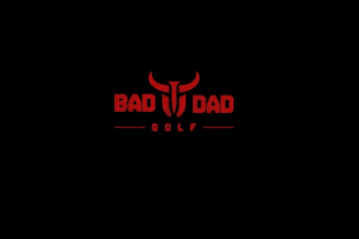 design bold recognizable bad dad golf logo