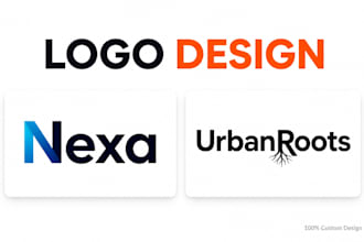 design a clean text based logo for your business