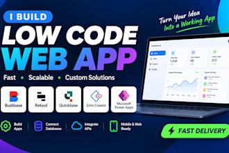 build low code web app budibase retool quickbase zoho creator microsoft power ap