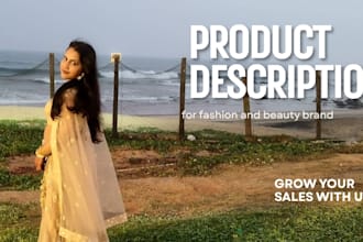 write fashion captions and product descriptions