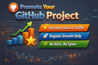 promote your github repo to grow real traffic, exposure, github project