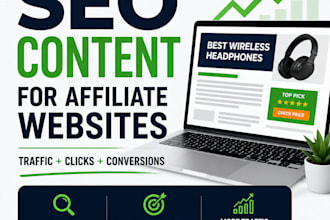 create SEO content for affiliate websites , spanish content