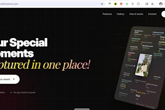 build a responsive landing page