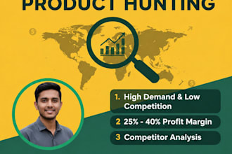 do amazon product hunting and market research for pl
