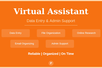 do simple scheduling and task management, email organizing, data entry