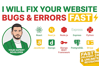 fix your website bugs and errors fast
