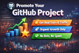 promote github respository to USA get followers, exposure for github project