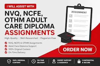 complete your othm nvq rqf tquk diploma for adult care