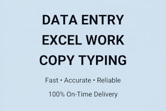 do fast typing and deliver quality works on time