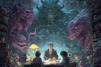fantasy horror and fantasy horror character