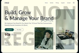 develop a responsive and professional web application