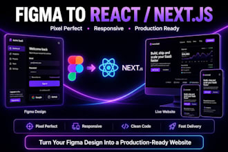 convert figma to react nextjs frontend