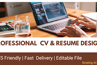 design professional ats friendly CV resume