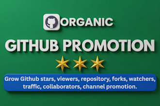 github promotion, grow repo visibility for real traffic, promote github project