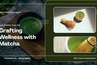 design spa startup pitch deck wellness investment deck detox brand pitch deck