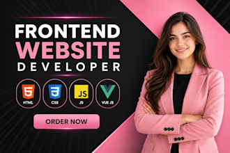 build responsive website development using html css js nodejs