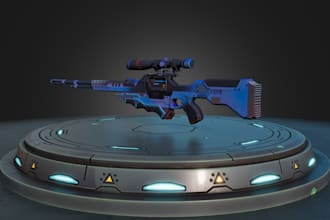 create stylized 3d game ready props and assets