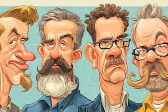 draw a caricature, cartoon caricatures