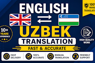 translate english to uzbek