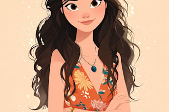 make an cartoon into disney cartoon portrait