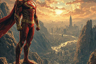 comic book illustration with comic book illustrator