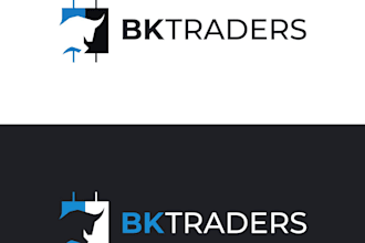 design modern crypto, finance, bitcoin, blockchain and fintech logo