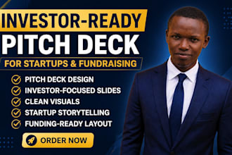 create investor pitch deck sales pitch deck for startup, film, fundraising