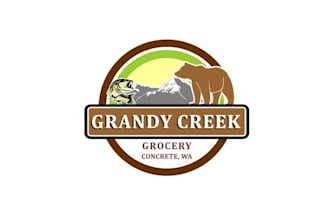 do high resolution new branding logo for rural grocery store