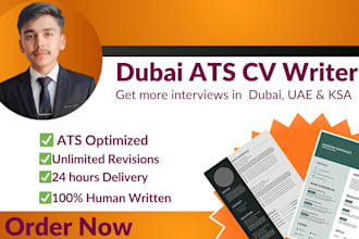 design a dubai CV resume ats taleo approved for gulf jobs