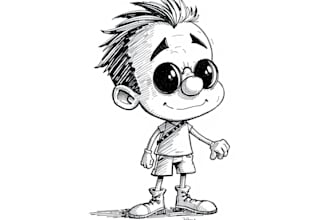 create an amazing pen and ink illustration for you
