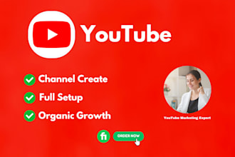create, setup, and grow your youtube channel