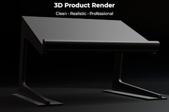 create realistic 3d product renders