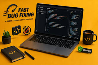 fix HTML CSS and javascript bugs in 24 hrs