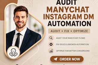 audit manychat instagram dm automation