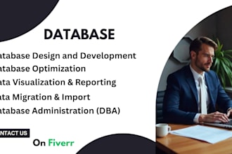 create your data base perfectly