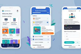 design UI UX for education apps
