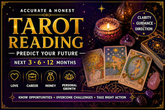 l do accurate future tarot reading and predict your next 3 6 12 months