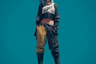 did anime artwork illustration with high quality