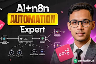build n8n ai agent automation workflow, custom ai agents n8n