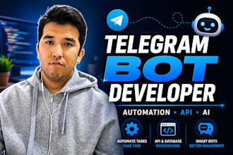 build a telegram bot with automation and payments