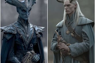 fantasy character art and unique fantasy character