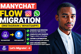 migrate your manychat instagram or whatsapp flows seamlessly