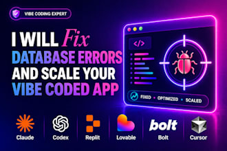 fix database and deployment errors and scale your vibe coded app