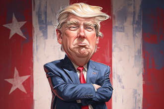 do digital political cartoon for political cartoon