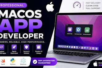develop macos desktop application, electron app, gui