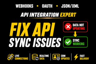fix API connection or data not updating issues on your website