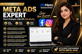 setup meta ads campaign as expert facebook ads meta ads