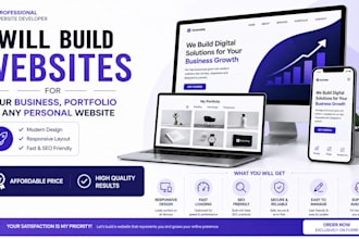 build a portfolio or business website